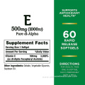 Vitamin E Supports Immune Health Vitamin E Softgels